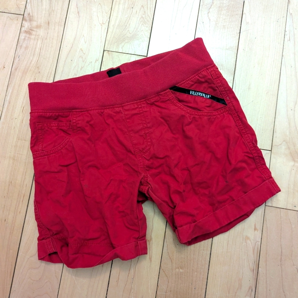 Villervalla Kid's Red Shorts